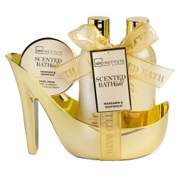 Scented Bath Gold Mini Heel 3pcs 12119