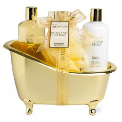 Scented Bath Gold Bathtub 4pcs 12124